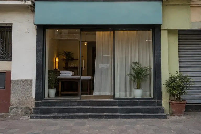 Small wellness places like this one are on every other high street in Pune.